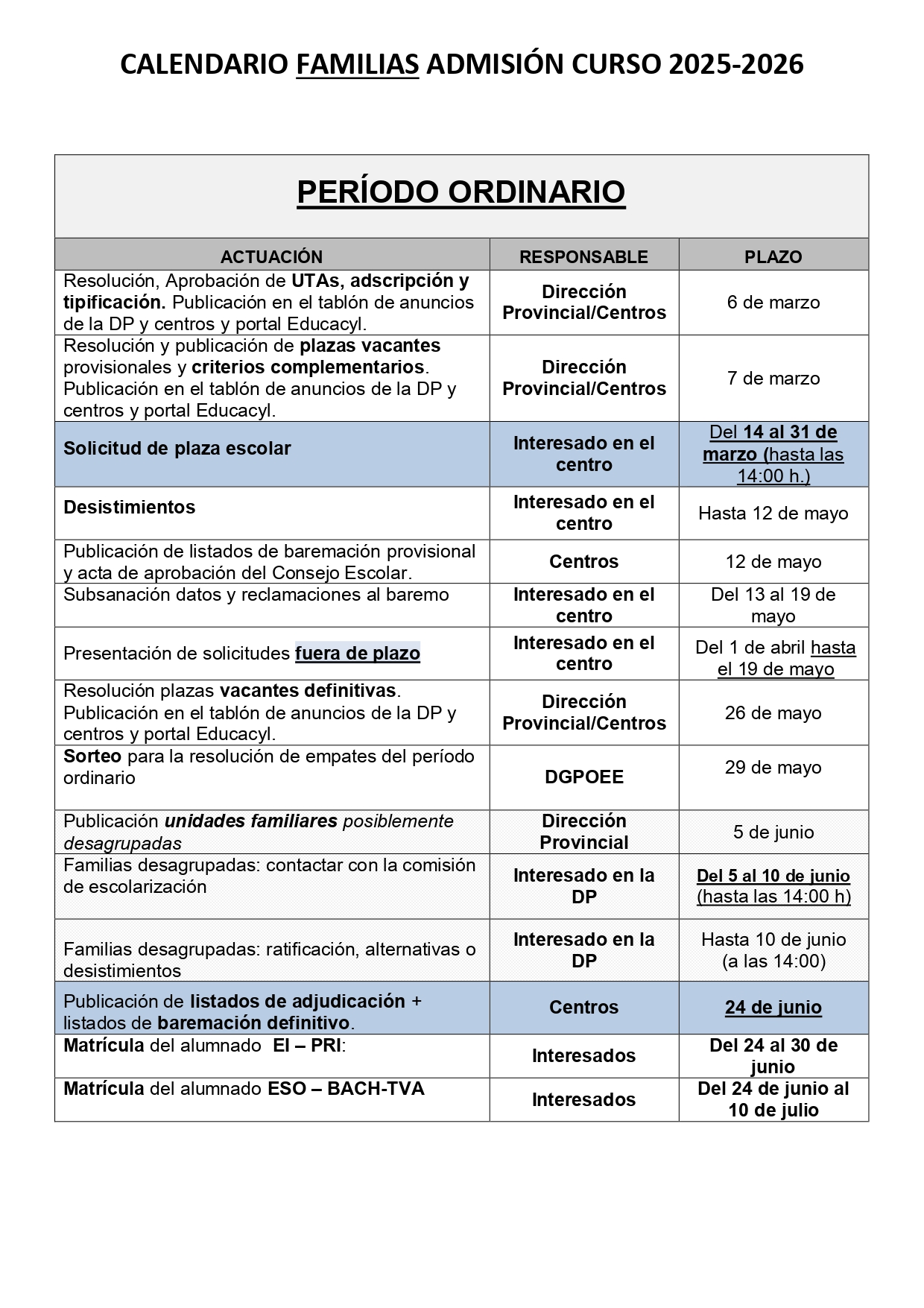 calendario