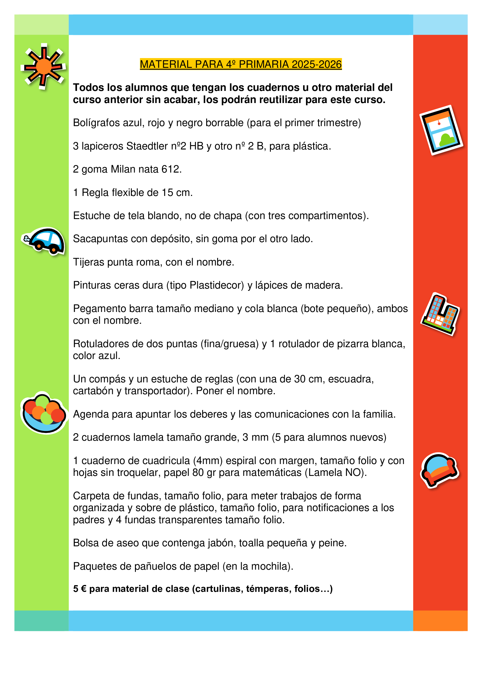 MATERIAL 4º 25-26 MODIFICADO